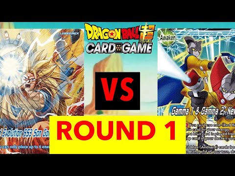 SS3 Reboot VS Gamma 1 & 2 FINALS MATCH! (Round 1) (DBS Card Game)