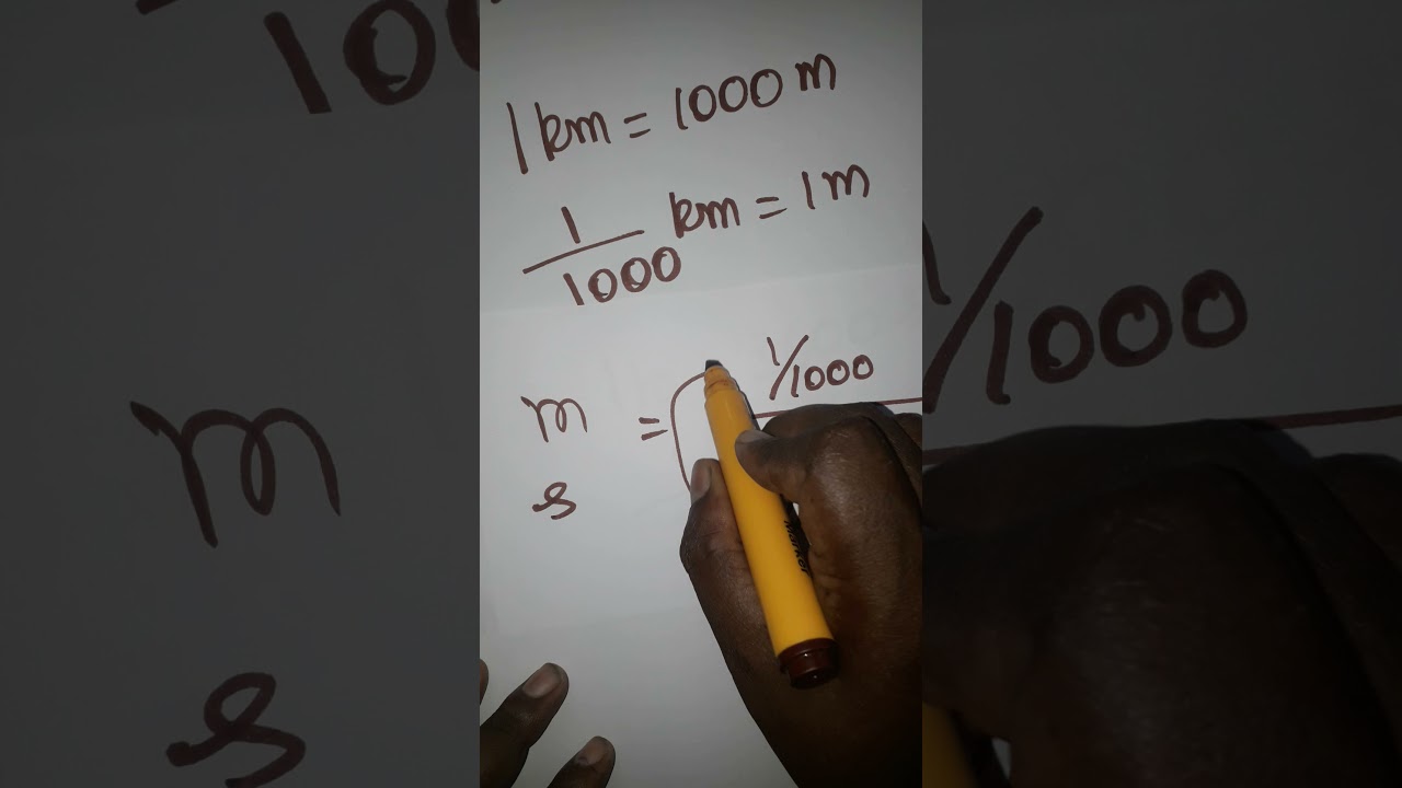 Watch video m/s to 5/18 km/hr proof Now m/s to 5/18 km/hr proof