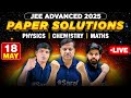 JEE Advanced 2025 Live Paper Discussion Answer Key Solution