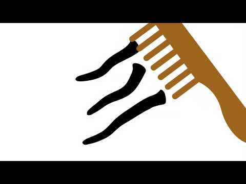 造形デザイン学科 Kanji Animation "髪" / inspired by "Word As Image"