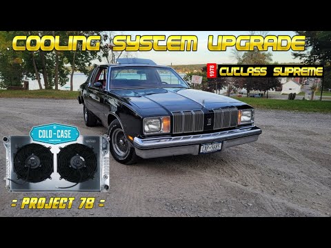 G-Body Cutlass - Cold Case Aluminum Dual Fan Radiator Upgrade