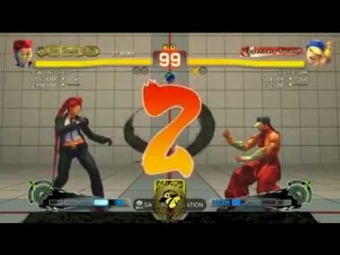 Super Street Fighter 4 AE: 2012 - Wolfkrone [Viper] vs Ferris [Yun]