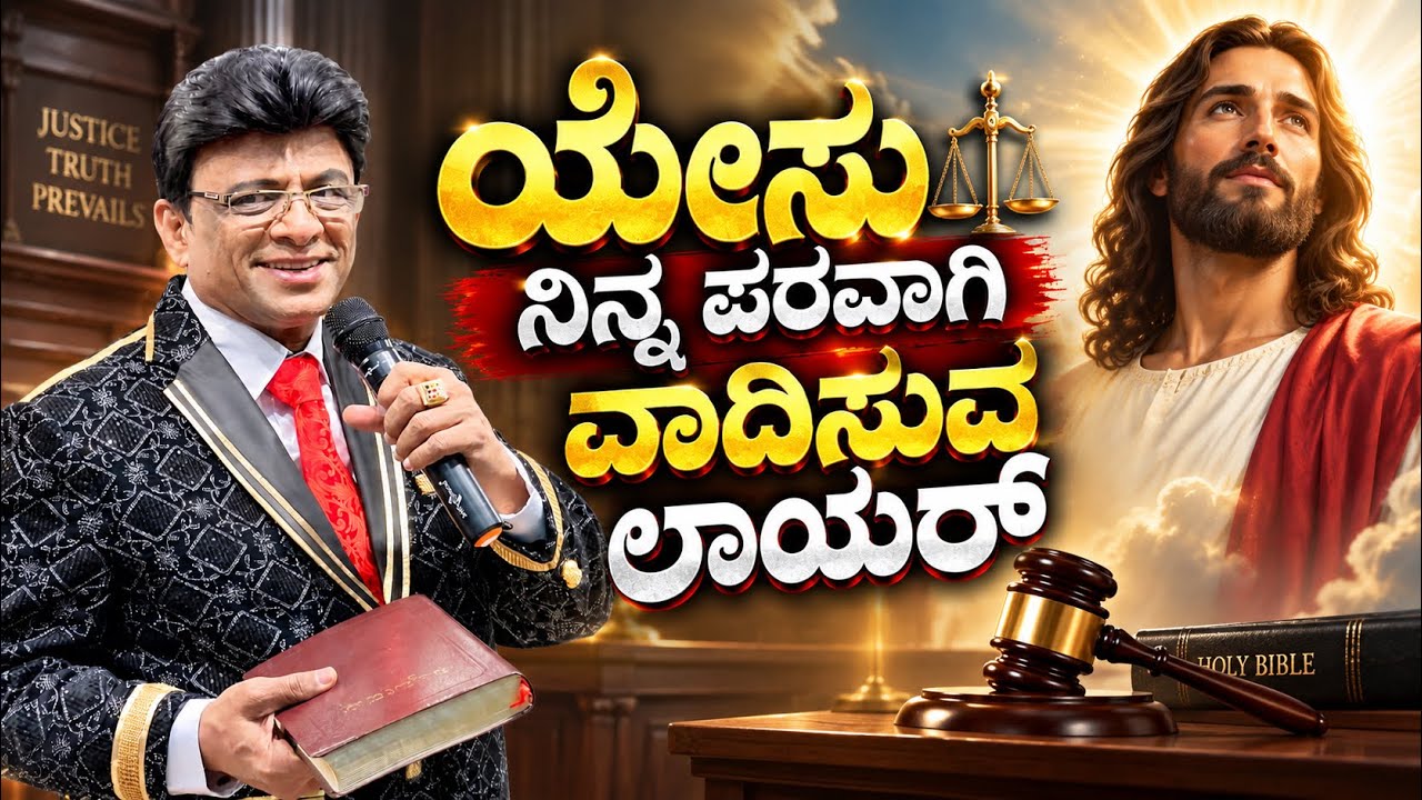 ಯೇಸು ನಿನ್ನ ಪರವಾಗಿ ವಾದಿಸುವ ಲಾಯರ್ | Kannada Short Semon | Grace Ministry Bangalore 2026