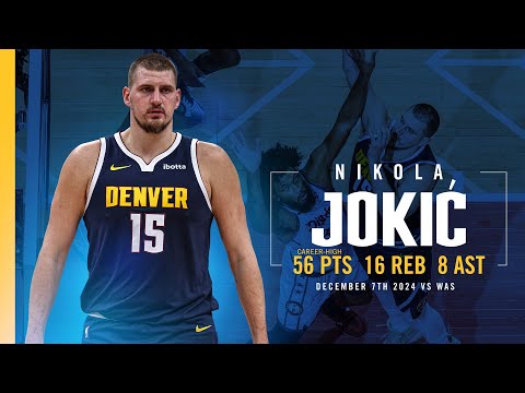 Nikola Jokić Historic Performance vs. Wizards | Full Game Highlights | 12/7/24