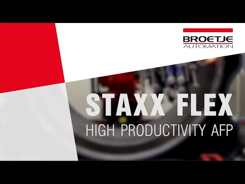 STAXX Flex Automatic Fiber Placement - Fastest Maintenance Time on the market