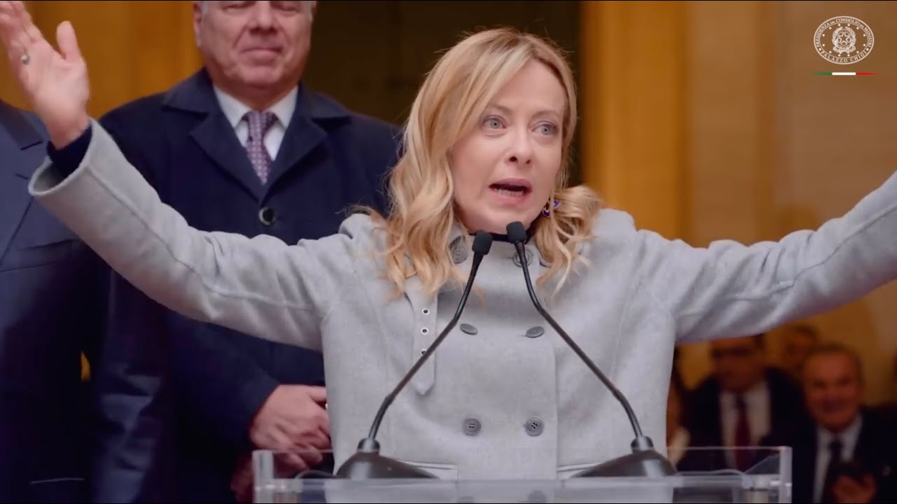 GIORGIA MELONI: “L’ANNO CHE ABBIAMO TRASCORSO È STATO TOSTO,  IL PROSSIMO SARÀ MOLTO PEGGIO”