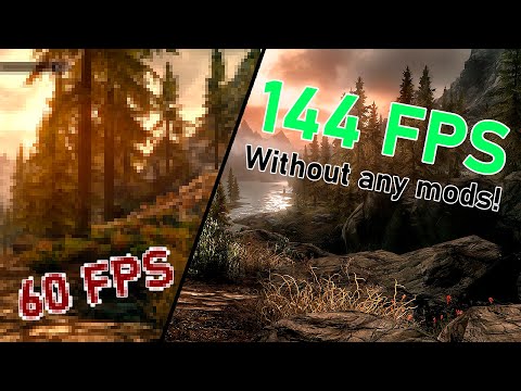 HOW TO TURN OFF FPS LIMIT IN SKYRIM SE IN 2025 | WITHOUT ANY MODS | EASIEST WAY