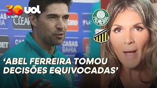 NOVORIZONTINO GOLEIA O PALMEIRAS; 'A MAIOR DERROTA DA ERA ABEL', ALICIA ANALISA A PARTIDA