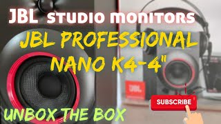 Video thumbnail for BEST STUDIO MONITORS | JBL SPEAKERS| professional NANO- K-4-4" | STUDIO MONITORS UNDER 15000 BUCKS by unbox the box