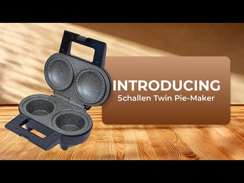 Introducing our Schallen Double Twin Electric 1000W Non-Stick Deep Fill Pie Maker Machine | SCH1032