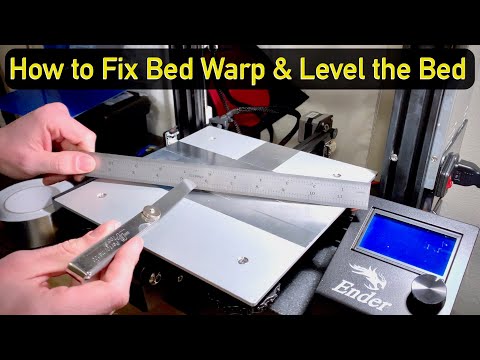 Ender 3 - Fix Warped Bed, Bed Leveling, and the Best Print Surface
