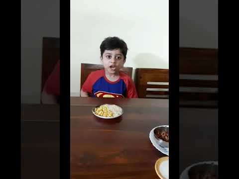 Healthy food by kid Dhanvin Nigam