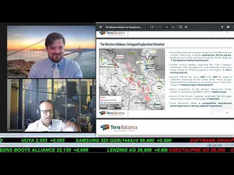 Investor Interview mit Alex Mišković, President & CEO of Terra Balcanica Resources