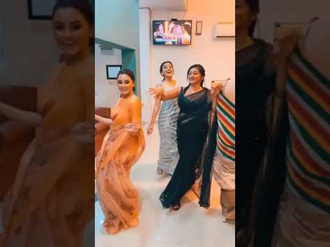 Priyasad Famili Dance | Sri Lankan Actress Saree TikTok | Shanudrie | Dinakshie | Sheshadrie