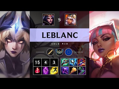 LeBlanc Mid vs Qiyana: Legendary - EUW Challenger Patch 14.23
