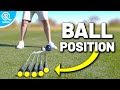 Get The CORRECT BALL POSITION With Every Golf Club