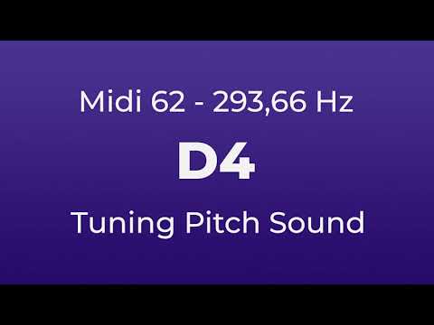 D4 Tuning Pitch | 293,66 Hz | Midi Key 62