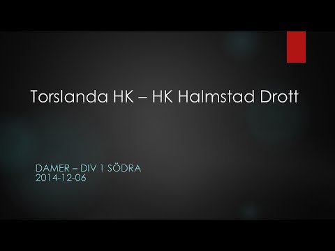 2014-12-06 Torslanda HK -  HK Drott Halmstad