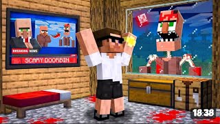 Doorbin become Scary Gaint Monster in Minecraft..