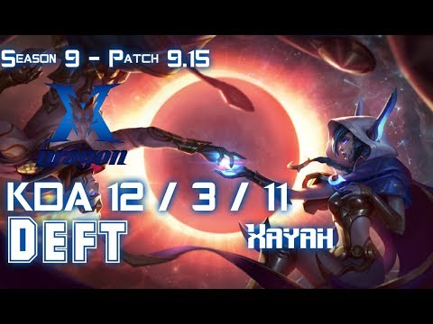 KZ Deft XAYAH vs LUCIAN ADC - Patch 9.15 KR Ranked