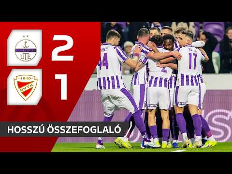 Fizz Liga: Újpest FC–Diósgyőri VTK 2–1 | hosszú összefoglaló