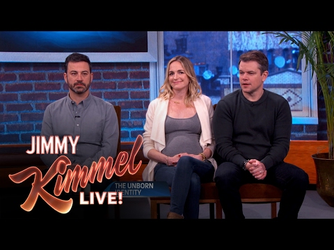 Who's The Baby Daddy: Jimmy Kimmel or Matt Damon?