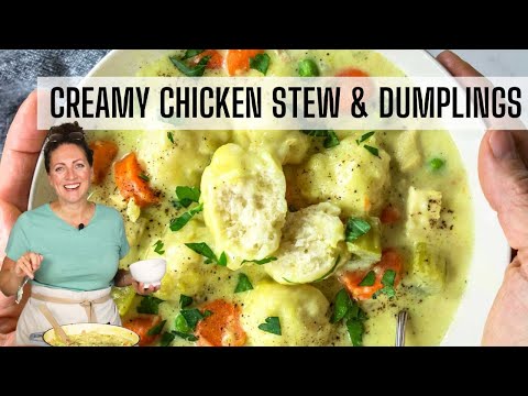 Chicken and Dumplings | Homemade Fluffy Drop Dumplings