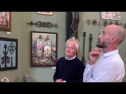 Tour of 'Dublin Fragments' exhibition at the City Assembly House, Dublin