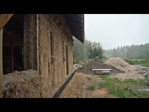 Strawbale Vlog 36 - Deszcz i słoma