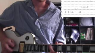 Guitar lesson: Baroness - Morningstar - main riff