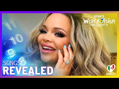 Doan's Worldvision Song Contest 13 - Songs Revealed