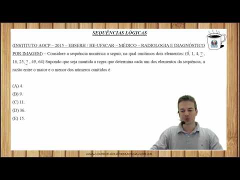 AOCP10Q03 – INSTITUTO AOCP – 2015 – EBSERH - SEQUÊNCIAS LÓGICAS (www.gurudamatematica.com.br)