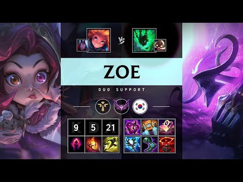 Zoe Support vs Thresh - KR Master Patch 25.07