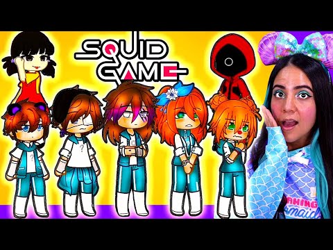 The Afton Family Plays Squid Game! 🦑 FNAF Gacha Club Mini Movie Reaction
