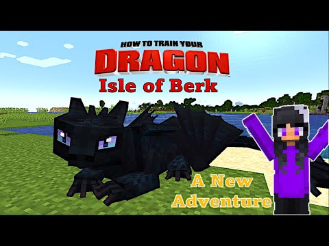 Searching for Dragons in Minecraft / Playing Isle of Berk for the First Time