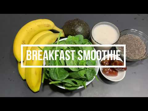 GREEN SMOOTHIE RECIPE FOR WEIGHT LOSS/ HOW TO MAKE GREEN SMOOTHIES/ Best morning smoothie for energy