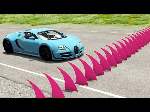 Car Vs Spikes TRAP ▶️ BeamNG.drive - BNG fortnite