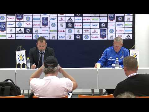 Presskonferensen efter IFK Göteborg - IFK Norrköping