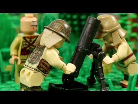 WW2 Pacifc battle. LEGO ANZAC frontline - ALL PARTS TOGETHER