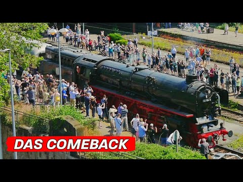 A legend is back! Cancellation of the premiere of express steam locomotive 01 1104!