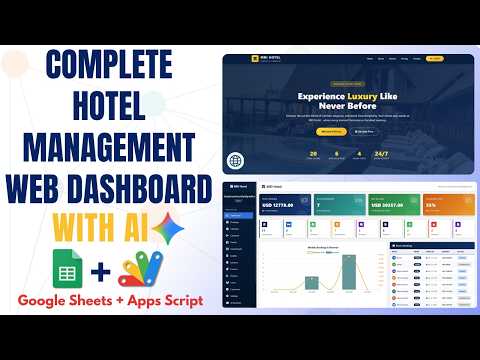 How to Build a Complete Hotel Management System with Google Apps Script & Google Sheets | E42