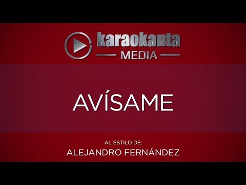 Avísame - Alejandro Fernandez