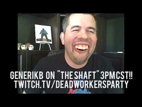 Generikb on THE SHAFT, *today* at 3pm CST (like 1 hour from now zomg!!!)