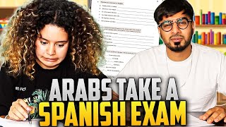 Arabs take a Spanish GCSE exam