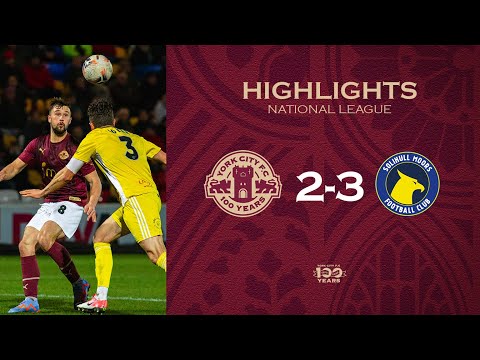 📺 City edged out in five-goal thriller | York City 2-3 Solihull Moors | HIGHLIGHTS
