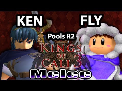 Kings of Cali 3 - Fly Amanita (Ice Climbers) Vs. Ken (Marth) - Pools Round 2