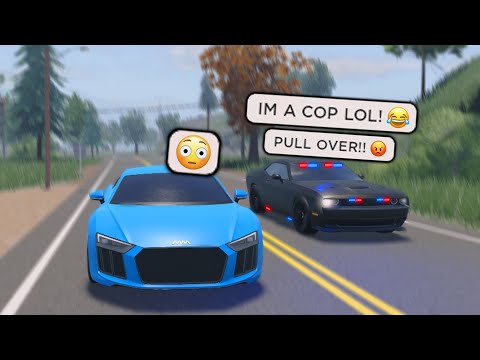 He Wanted To RACE, But He Was Secretly A COP.. (Roblox)