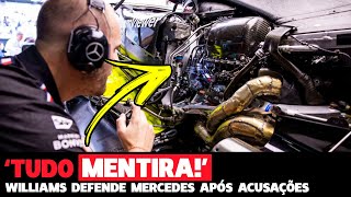 WILLIAMS SAI EM DEFESA DA MERCEDES APÓS ACUSAÇÕES DE MOTOR IRREGULAR | FÓRMULA 1 | GP EM CASA+