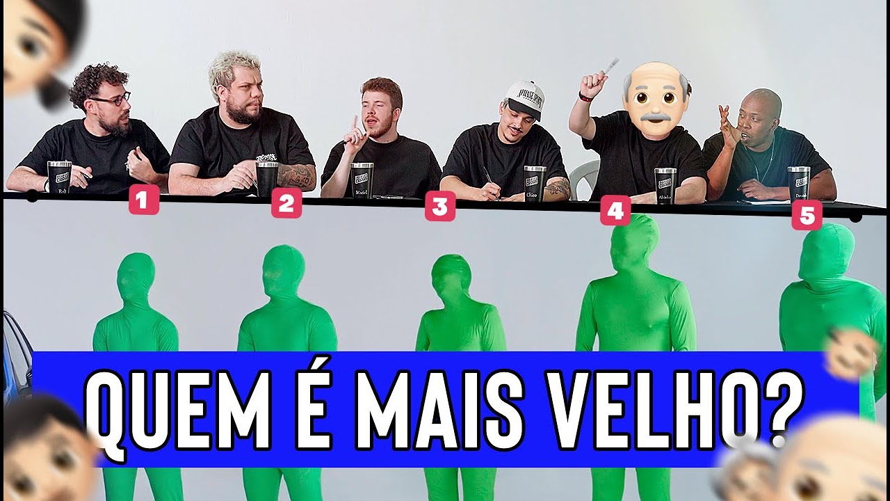 O RANKING: QUEM É MAIS VELHO?