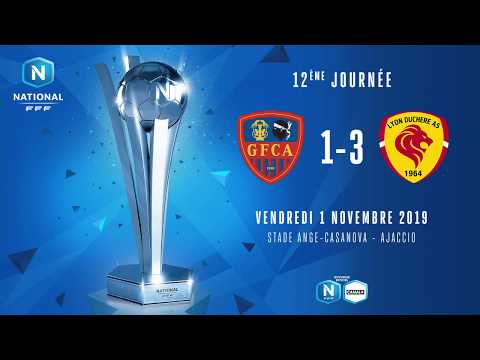 12ème J. National | Gazélec FC Ajaccio - Lyon Duchère AS (1-3)